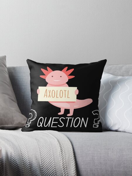 Vista previa del artículo con la obra «Yo pregunta de Axolotl», diseñado y vendido por Blxck-Ice.