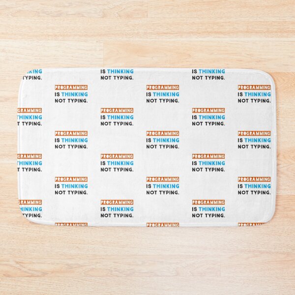 Item preview, Programming is thinking not typing. designed and sold by Westorm.