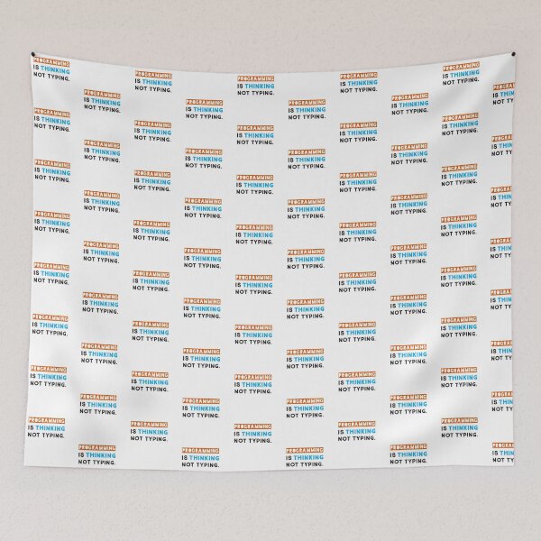 Item preview, Programming is thinking not typing. designed and sold by Westorm.