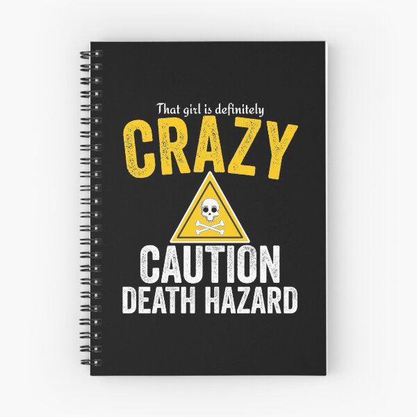 Item preview, Caution death hazard ! Crazy humor gift designed and sold by RomualdGR.