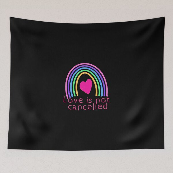 Item preview, Love Is Not Cancelled With Rainbow Art designed and sold by beckergree.