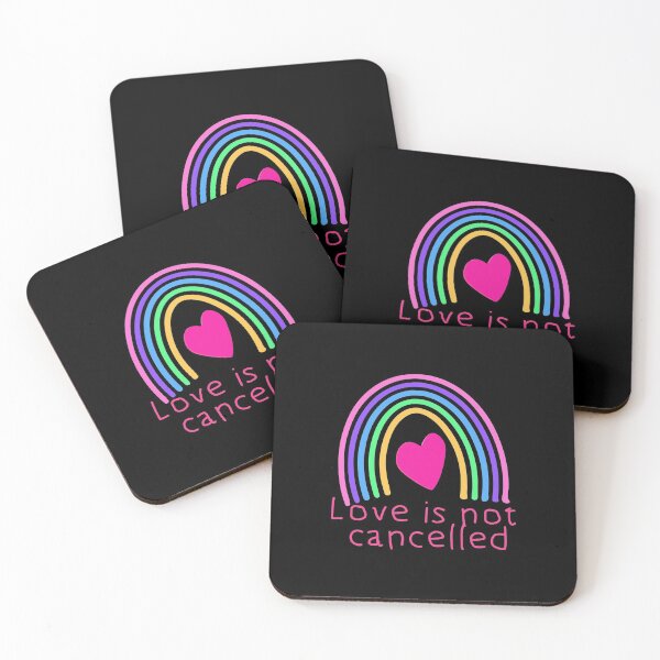 Item preview, Love Is Not Cancelled With Rainbow Art designed and sold by beckergree.