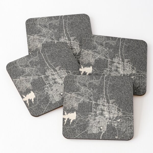 Item preview, Pueblo map Colorado Ink lines 2 designed and sold by InkMaps.