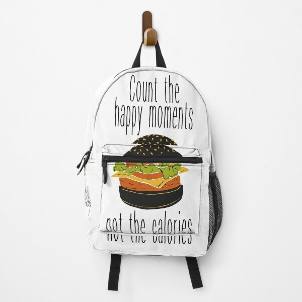 Item preview, Diet Hamburger and Motivation Quote: "Count the Happy Moments, not the Calories." designed and sold by fowons.