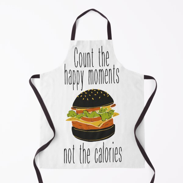 Item preview, Diet Hamburger and Motivation Quote: "Count the Happy Moments, not the Calories." designed and sold by fowons.
