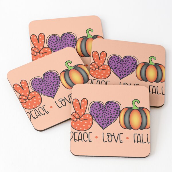Item preview, Peace Love Fall designed and sold by Pink Pineapple Works.