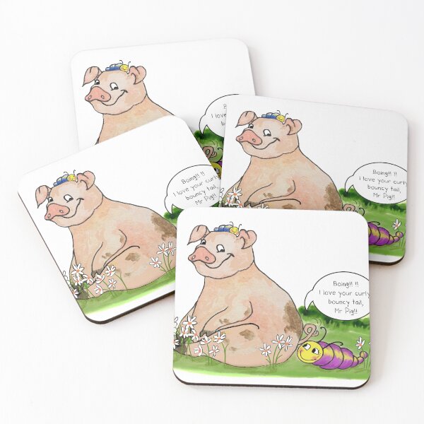 Item preview, Girlie and Little Guy love Mr Pig designed and sold by AnnetteGWhite.