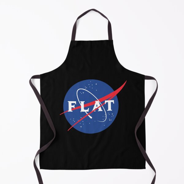 Item preview, FLAT - funny NASA logo parody (black) designed and sold by bantaam.