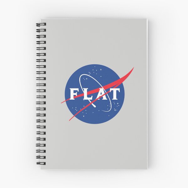 Item preview, FLAT - funny NASA logo parody (gray) designed and sold by bantaam.