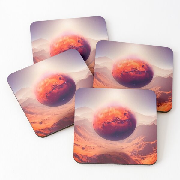 Item preview, Mars surface with stone hills designed and sold by Unique-Tees.