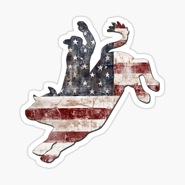 Bucking Bull - Americana Sticker