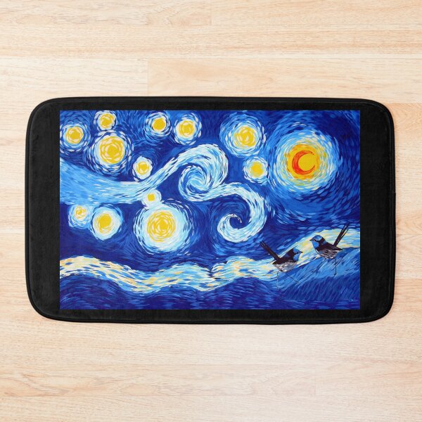 Item preview, Spoof of Starry Night- What if the patterns were just wren closeups? designed and sold by cathyartist.