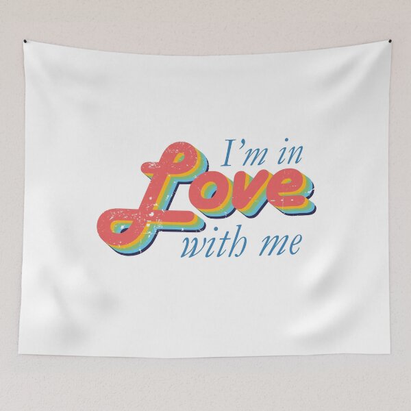 Item preview, I'm in Love with me colorful retro design designed and sold by heyitsIrish.