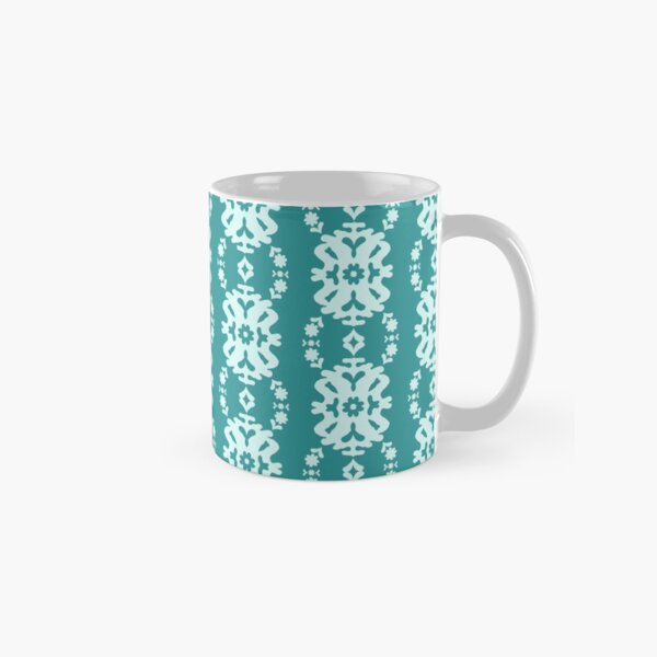 Item preview, Teal Modern Papercut Damask Lace Medallion designed and sold by FrancesPoff.