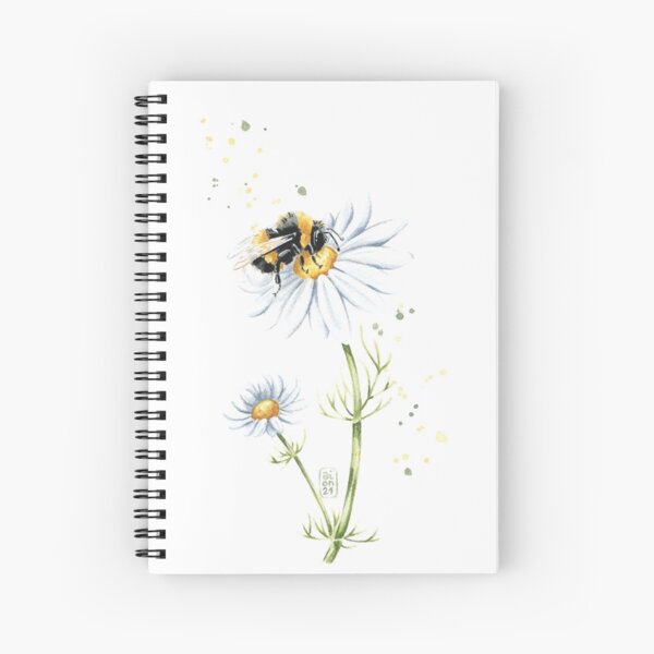 Black And White Dandelion Sketch Notebook by Magictrees & Bumblebees