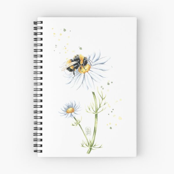 Item preview, Bumblebee on a Camomile flower designed and sold by Delphine Dion.