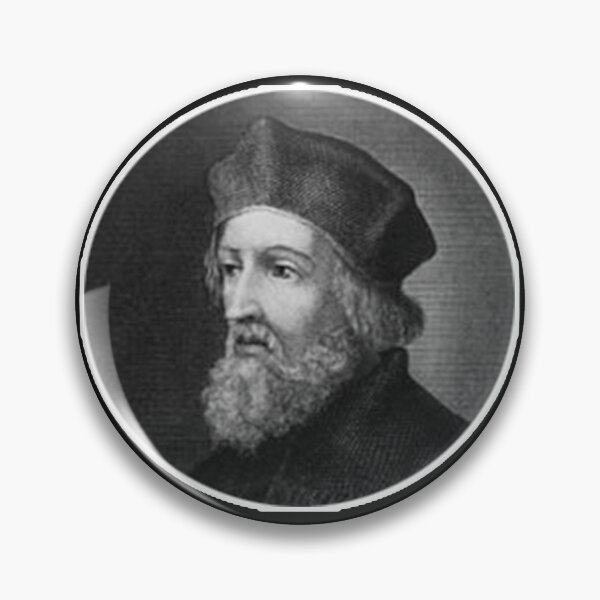 Item preview, John Huss Protestant Reformer Seventh-Day Adventist Church Design designed and sold by Just Christianity.