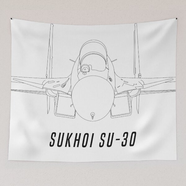 Item preview, Sukhoi SU-30 Flanker Blueprint Black designed and sold by VAFS.