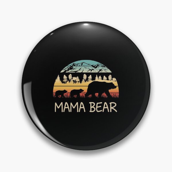 Item preview, Retro Mama Bear With 2 Cubs designed and sold by tamezleida.
