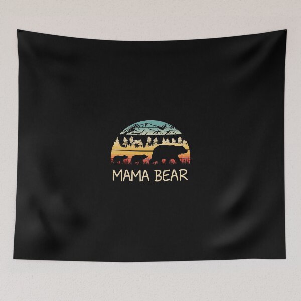 Item preview, Retro Mama Bear With 2 Cubs designed and sold by tamezleida.
