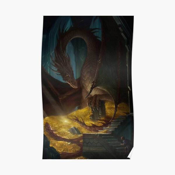 Der Drache und das Gold Poster
