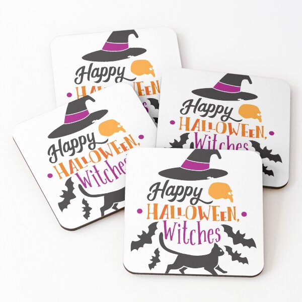 Item preview, Happy Halloween Witches designed and sold by Sticker-Tee.