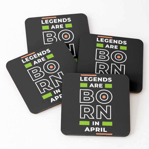 Item preview, Legends are born in April designed and sold by Creatoe.