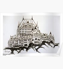 Fairmont Chateau Frontenac, Canada Poster