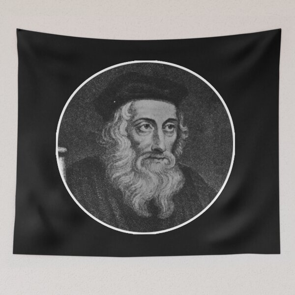 Item preview, John Wycliffe Protestant Reformer Seventh-Day Adventist Church Design designed and sold by Just Christianity.