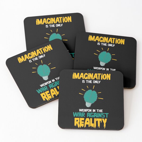 Item preview, Imagination Is The Only Weapon In The War Against Reality designed and sold by OfficeFortune.