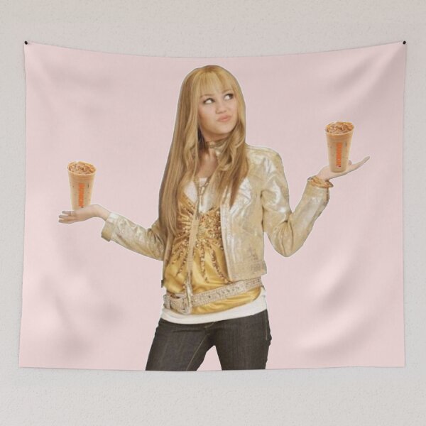 Item preview, Hannah Montana with dunkin donuts coffee designed and sold by Aileenl07.