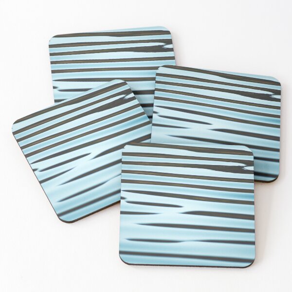 Item preview, Shining Water Ripples Stripe Pattern designed and sold by JoyforU.