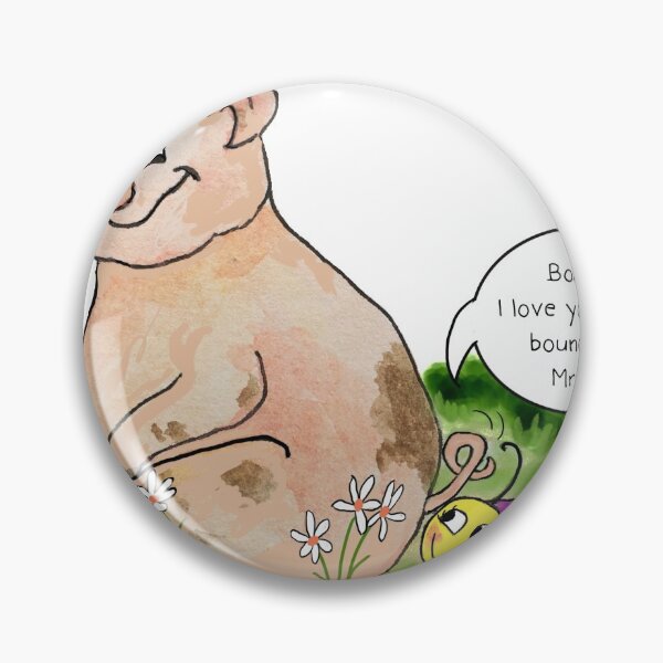 Item preview, Girlie and Little Guy love Mr Pig designed and sold by AnnetteGWhite.