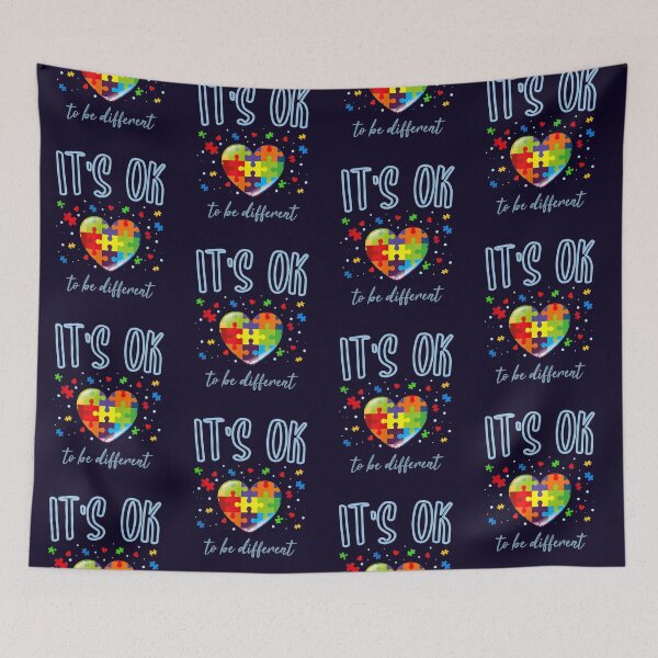 Item preview, It's OK To Be Different  - Autism Awareness designed and sold by madtoyman.