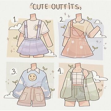 Cute Japanese Anime Fashion Outfits Sticker for Sale by SheilaBling