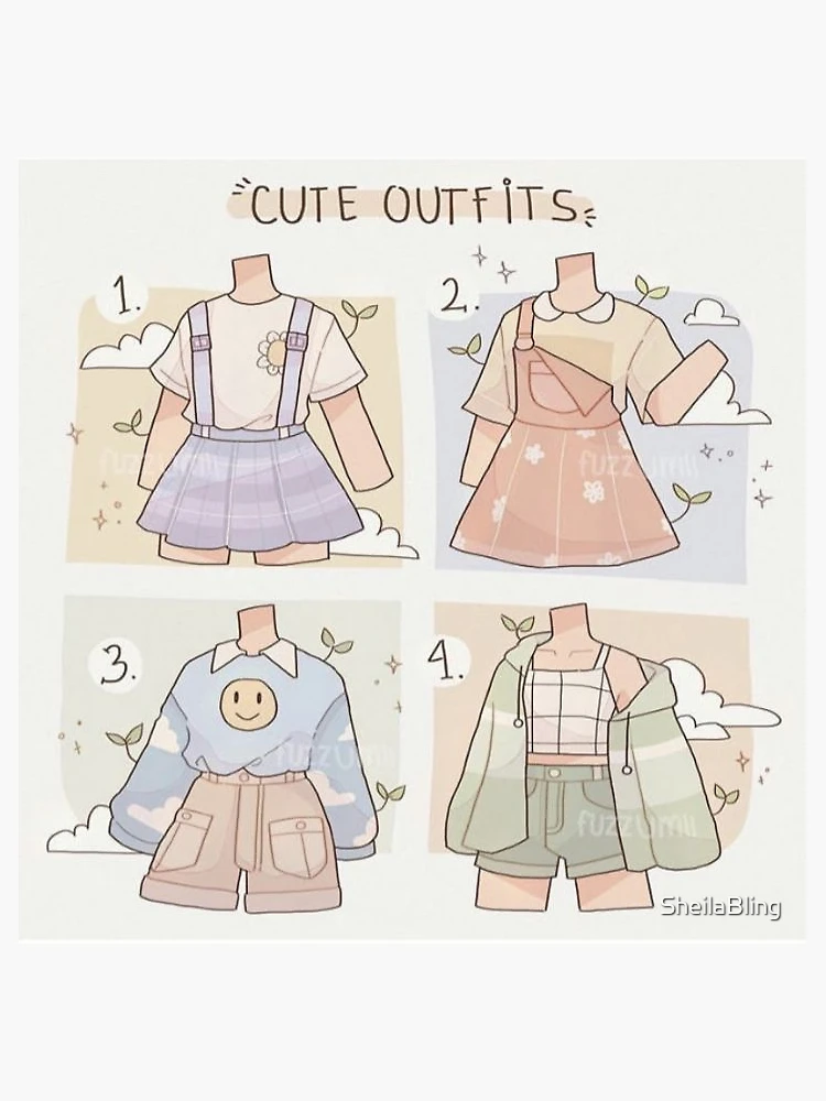 Cute Japanese Anime Fashion Outfits Sticker for Sale by