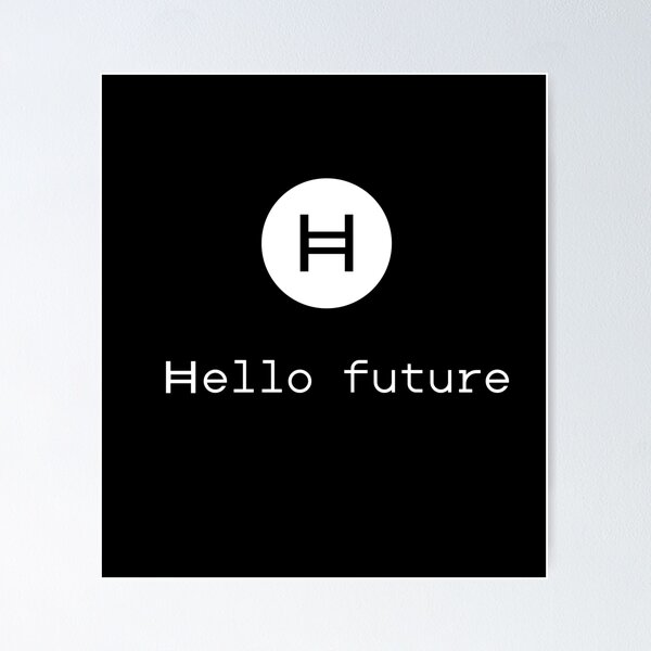 Item preview, Hedera Hashgraph, Hello Future, HBar Token Crypto, HBAR Coin, Crypto Gift designed and sold by TheNorthLight.