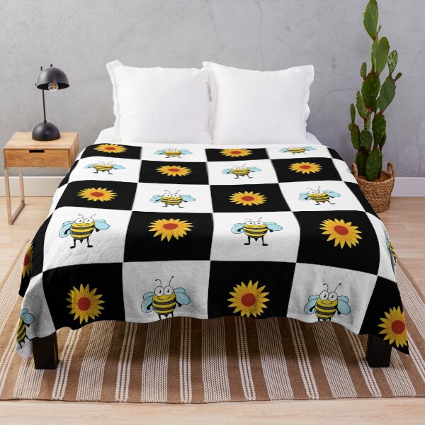 Item preview, Beautiful Bee & Sunflower Pattern designed and sold by CreativeMansion.