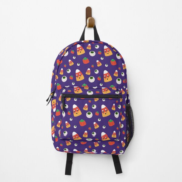 Item preview, Halloween Cartoon Candy Fall Autumn Purple Pattern designed and sold by QuidnuncDesigns.