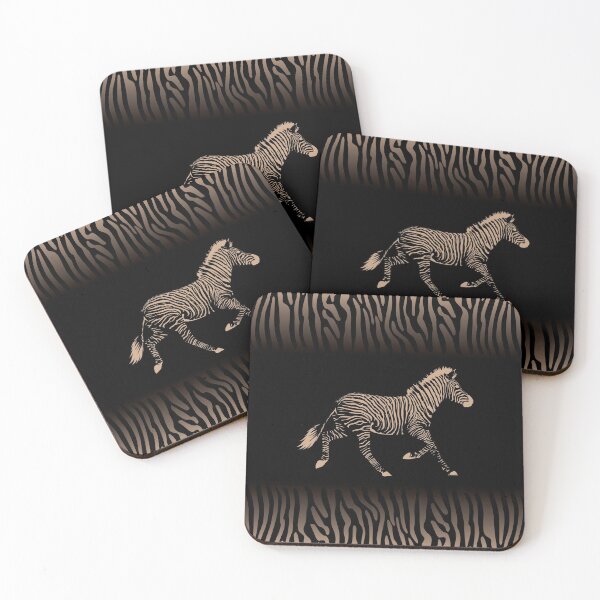 Item preview, Zebra Silhouette Brown designed and sold by Chan-Arts.
