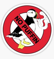 No Puffin Sticker