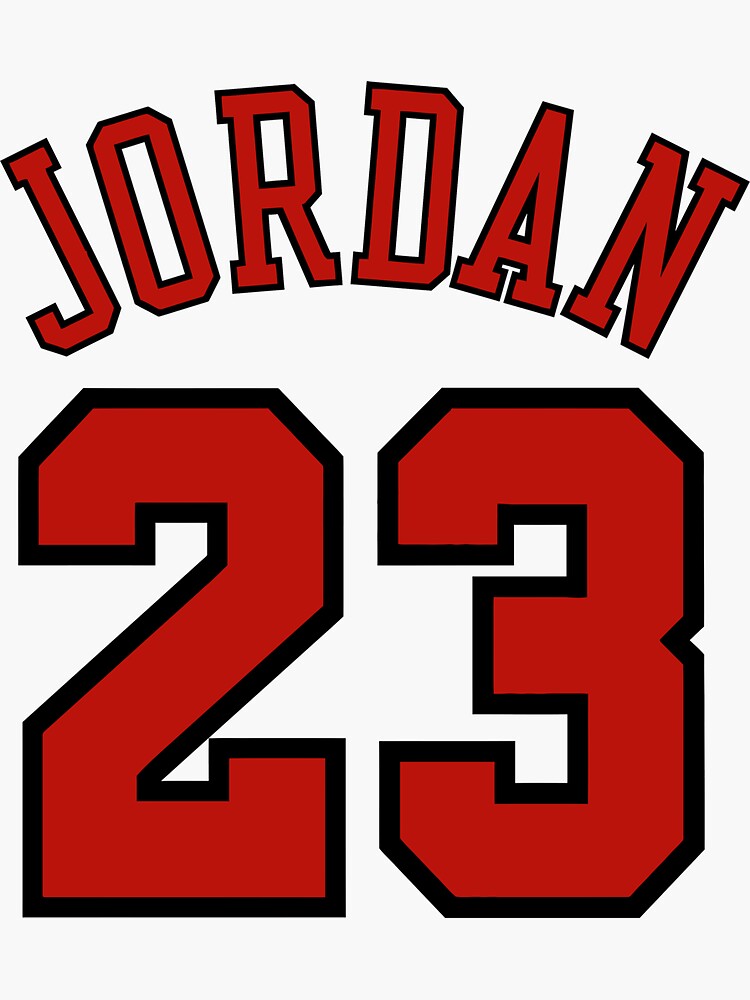 Pegatina «Jordan más vendido» de gariwemang36 Redbubble