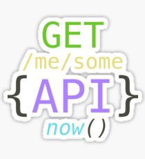 GET me some apis now Sticker