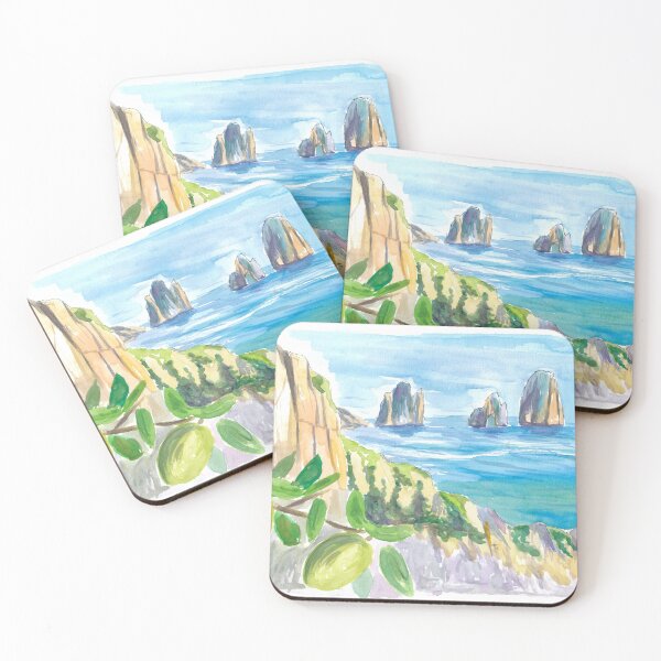 Item preview, Romantic Italian Dreams With Capri Rocks and Lemon Tree designed and sold by artshop77.