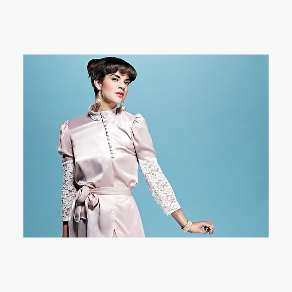 Buttons Lace and Pinch Photographic Print