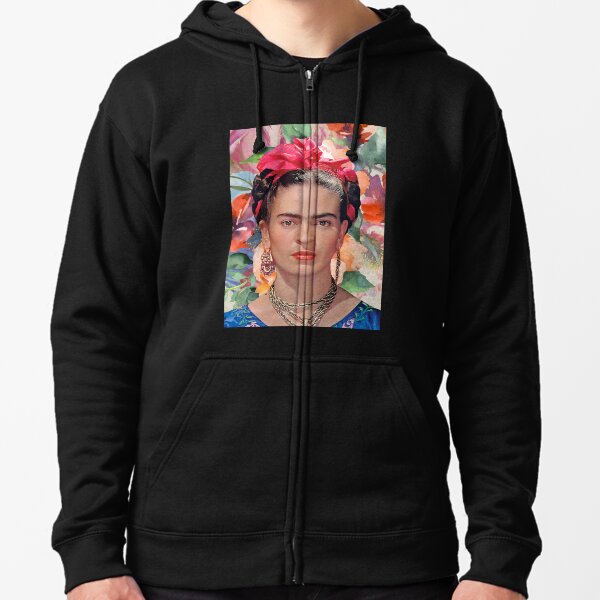 Frida Kahlo Veste zippée à capuche