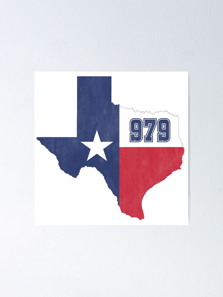 texas-flag-usa-979-area-code-poster-by-arcticdreams-redbubble