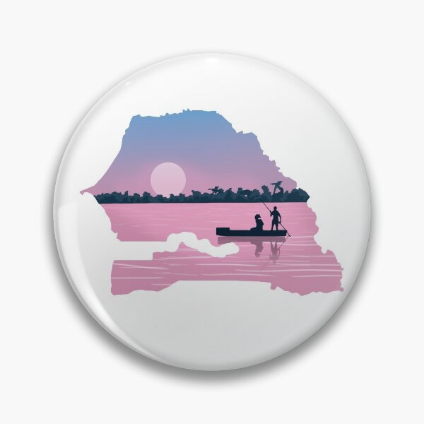 Item preview, Senegal, map and landscape designed and sold by landscapeworlds.