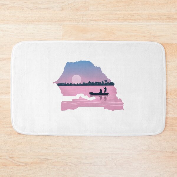 Item preview, Senegal, map and landscape designed and sold by landscapeworlds.