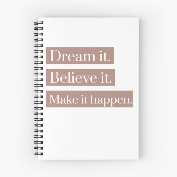 Item preview, Dream It Believe It Make It Happen designed and sold by Amine-Creation.
